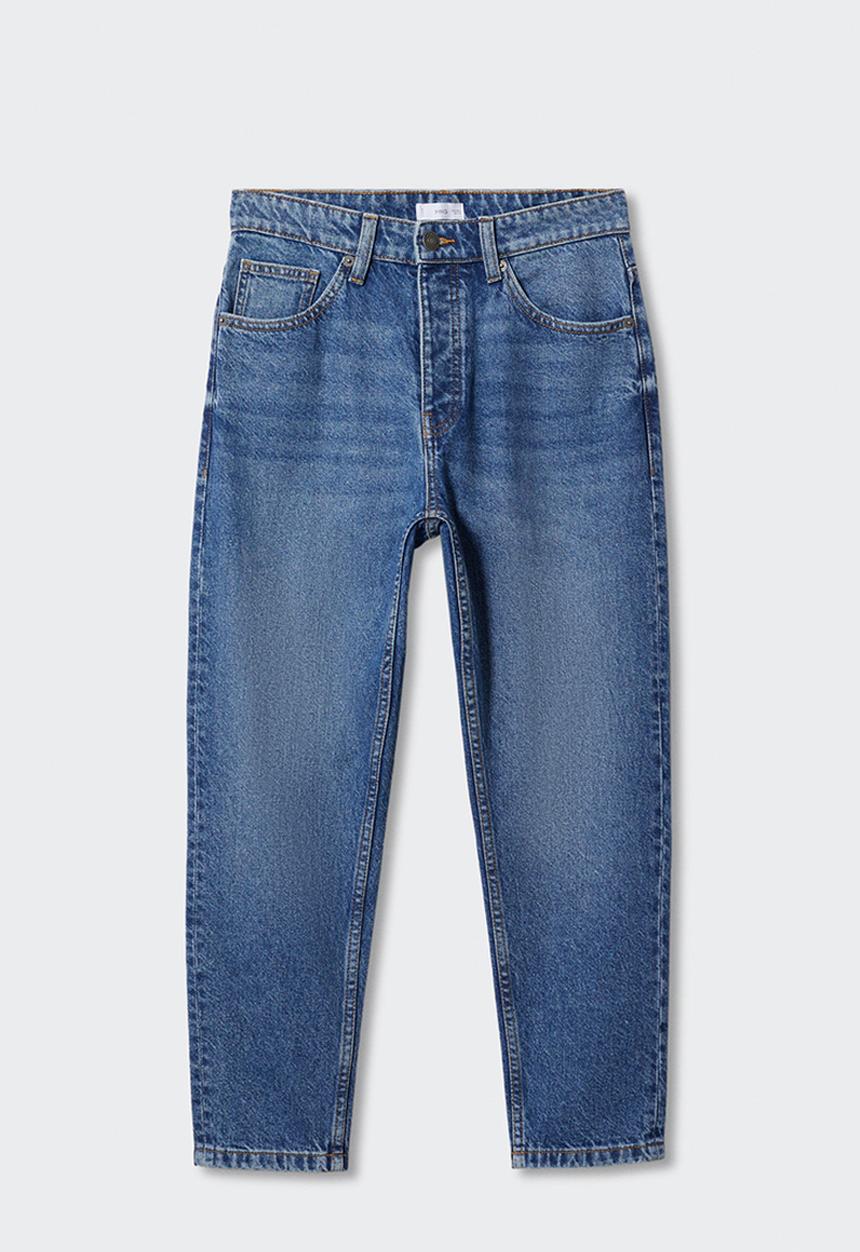 MANGO - Jeans tapered fit - medium blue 