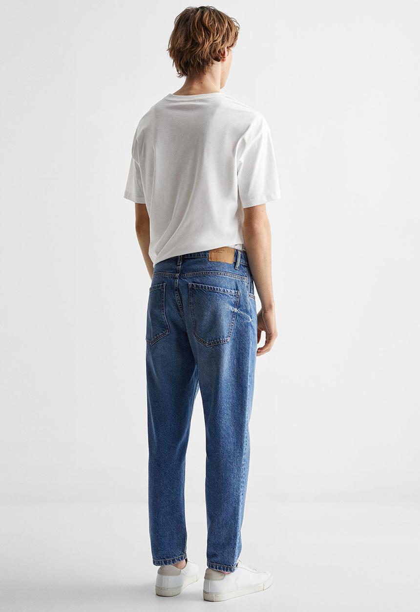 MANGO - Jeans tapered fit - medium blue 