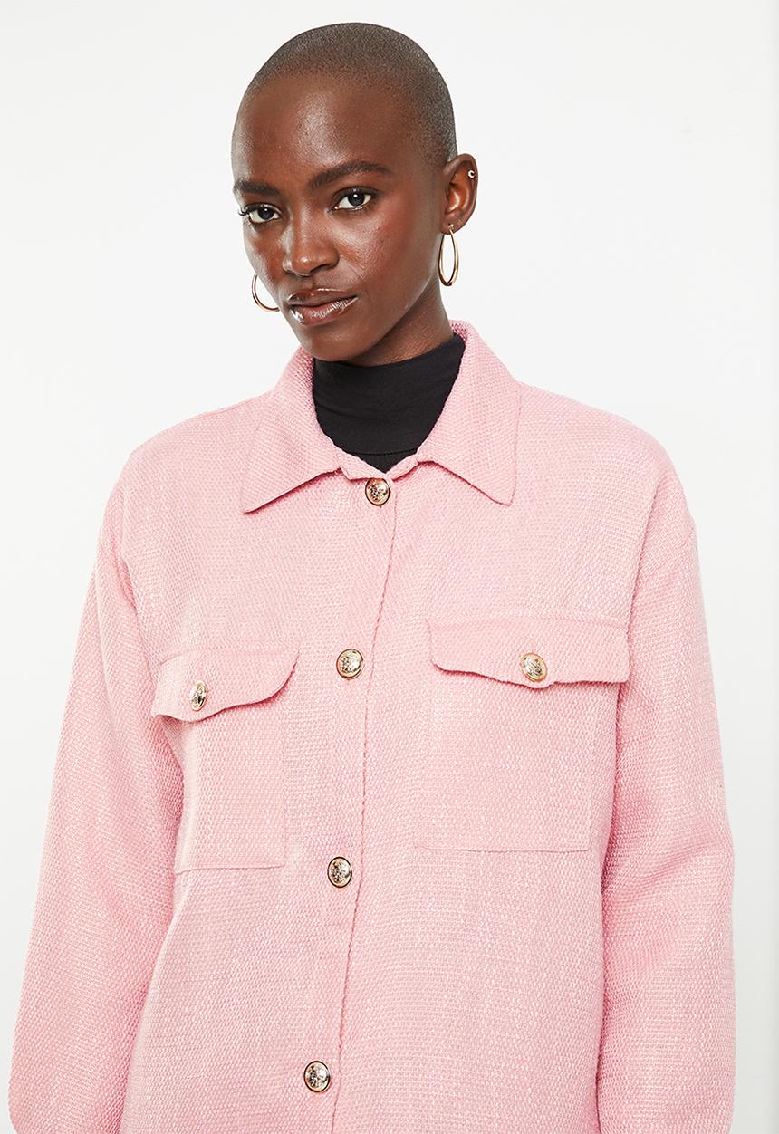 Me&B - Boucle shirt - pink