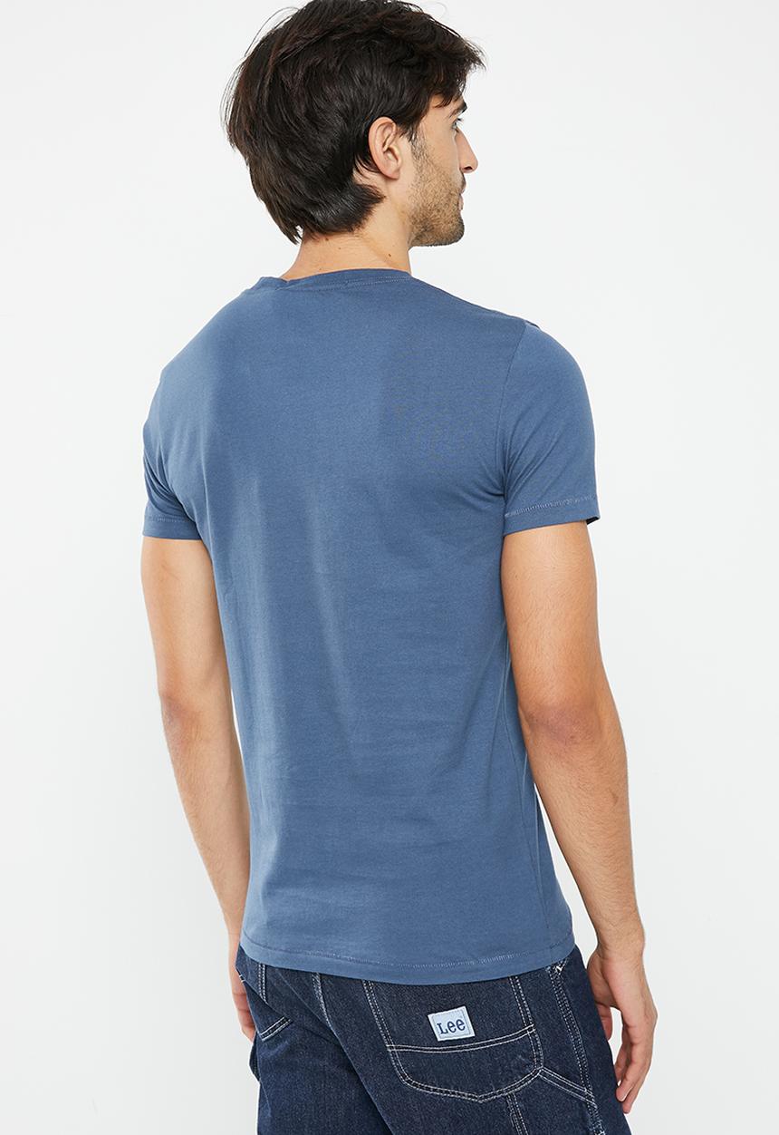 Calvin Klein - Mixed institutional tee - aegean sea