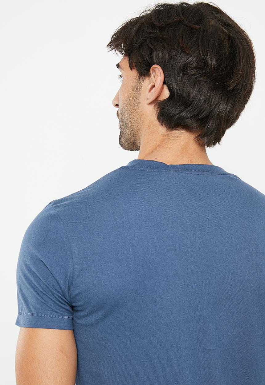 Calvin Klein - Mixed institutional tee - aegean sea