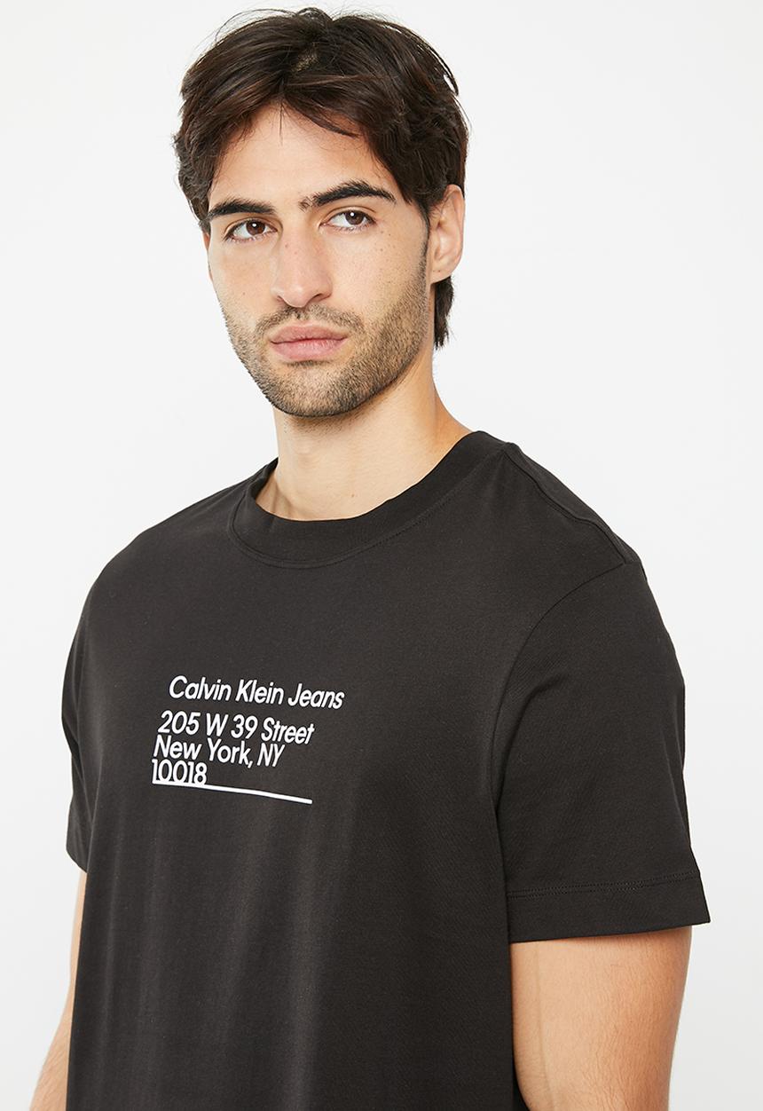 Calvin Klein - Ck address logo tee - ck black