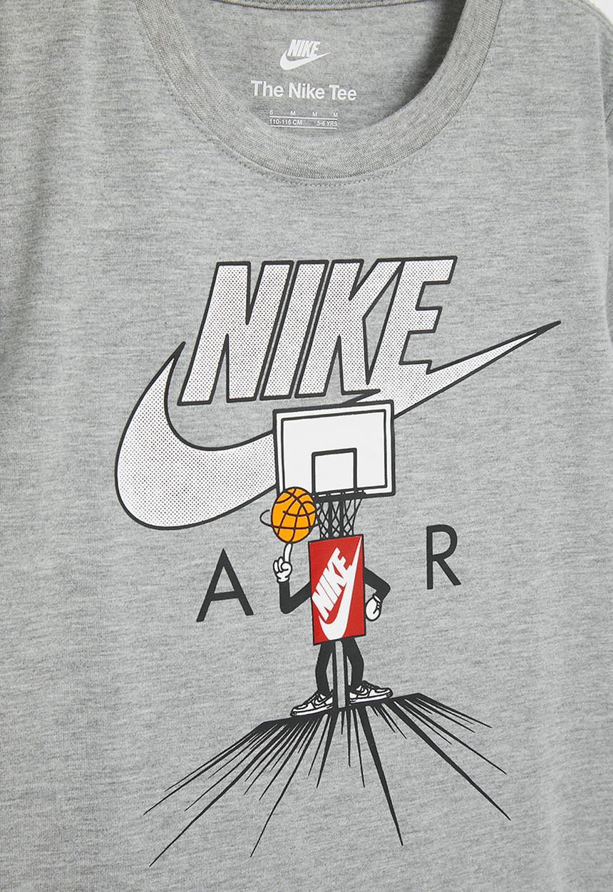 Nike - Nkb icons of play short sleeve tee - dk grey heather
