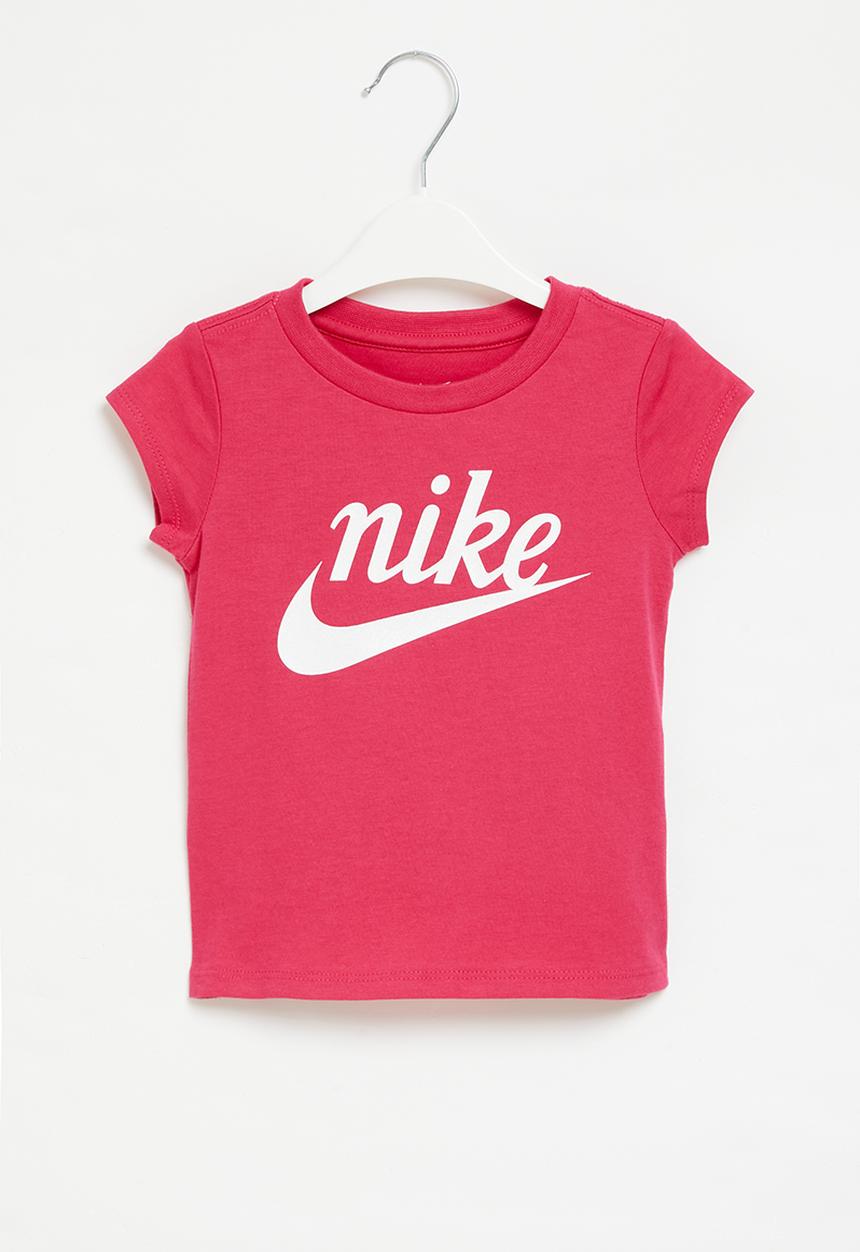 Nike - Nkg script futura short sleeve tee - rush pink