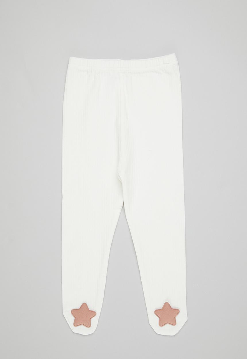 Pop Candy - Footed legging - white