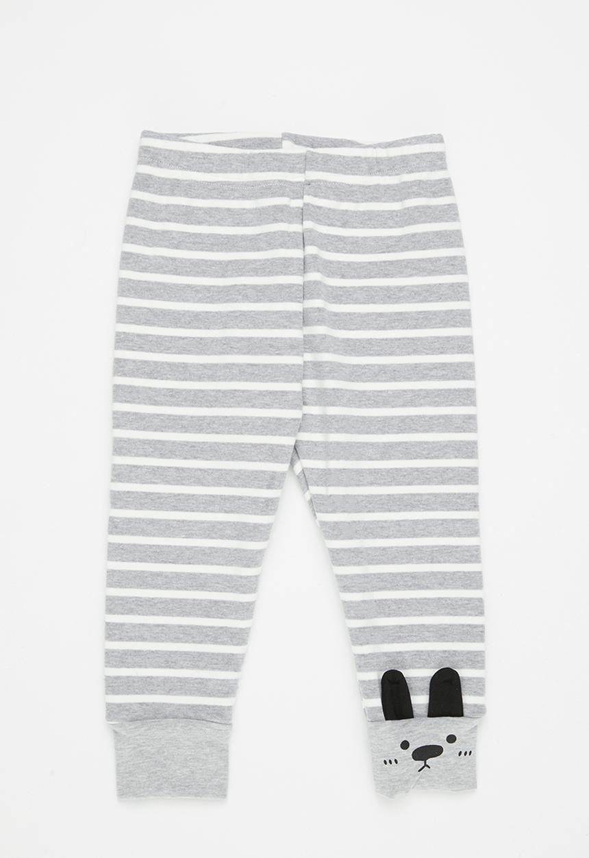 Pop Candy - Stripe legging - grey