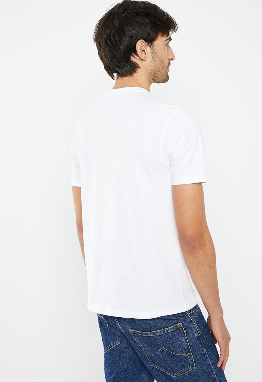 Ben Sherman - Floral flag tee shirt - white