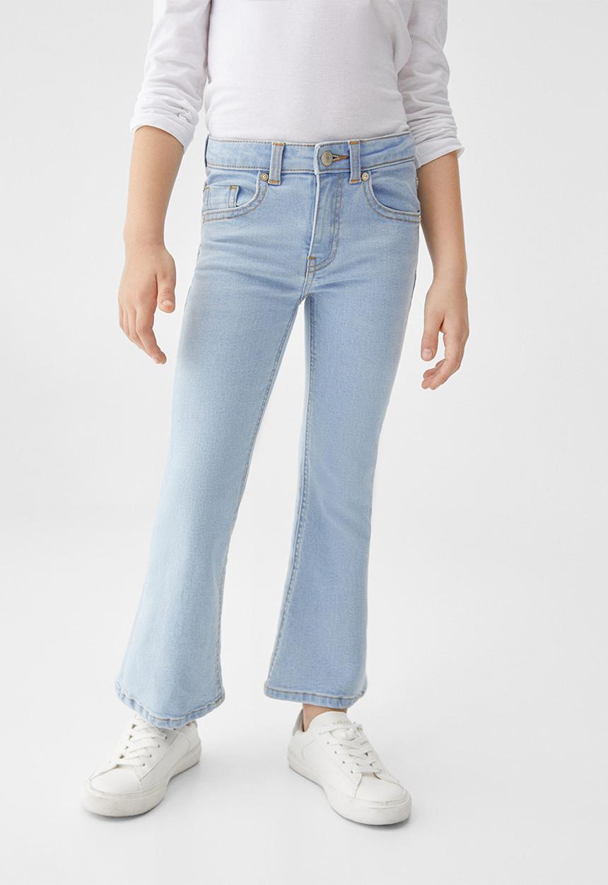 MANGO - Jeans flare - light denim