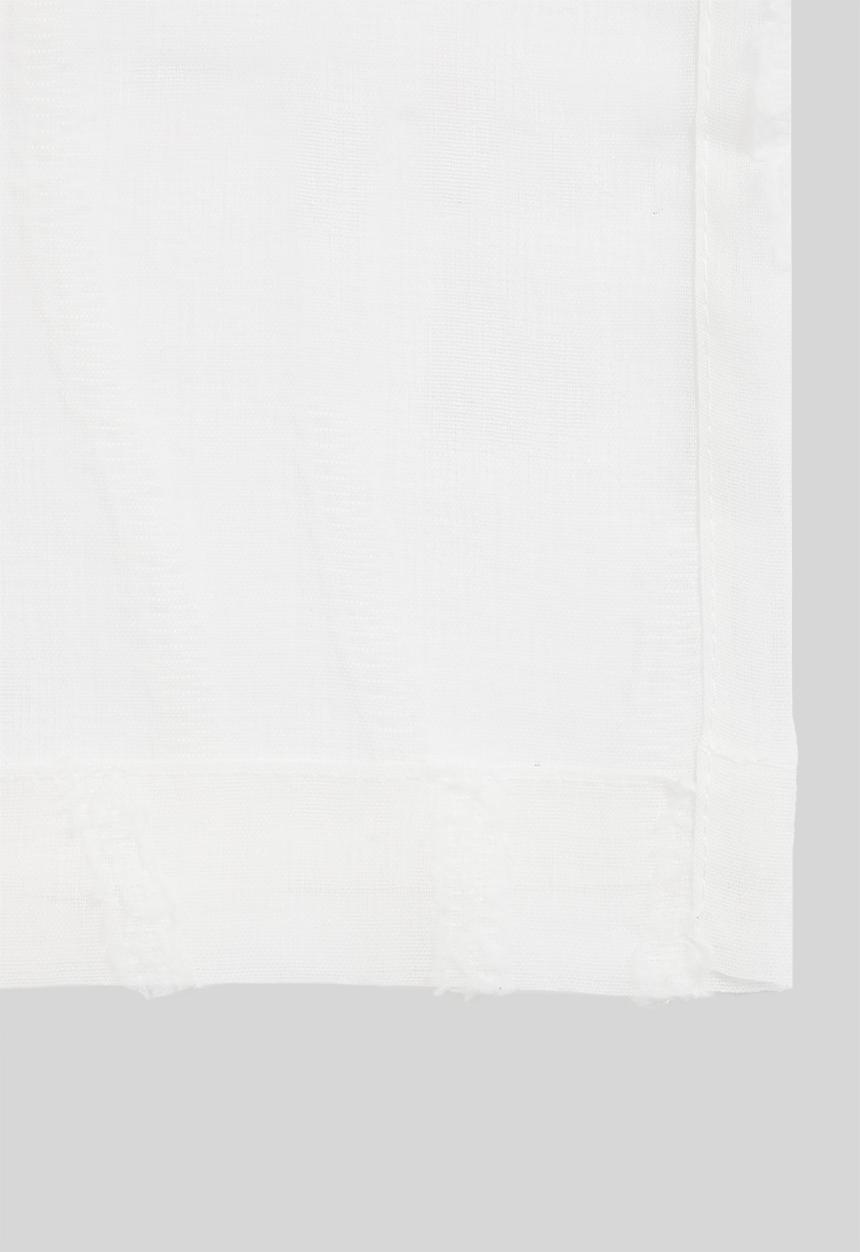 Design Collection - Wave sheer taped curtain - natural/white