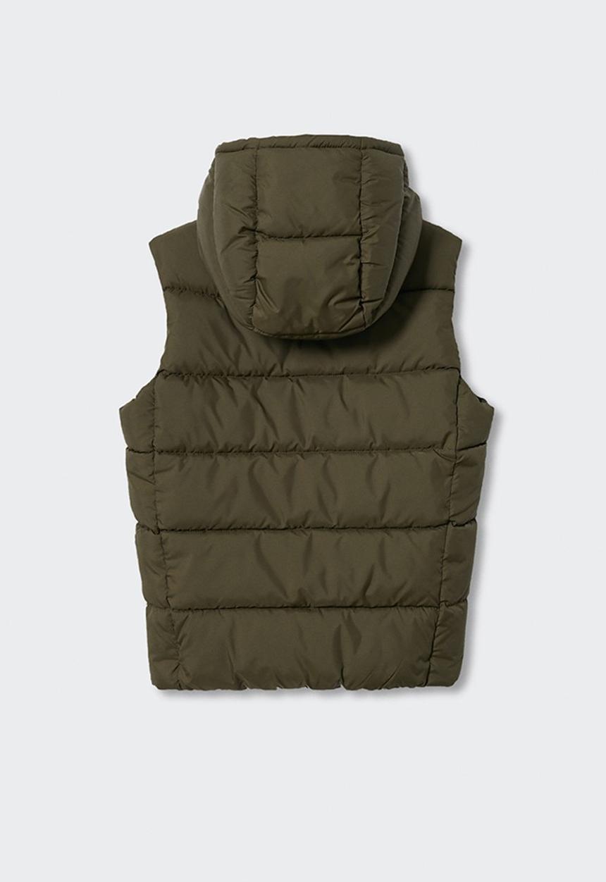 MANGO - Waistcoat amerv - khaki