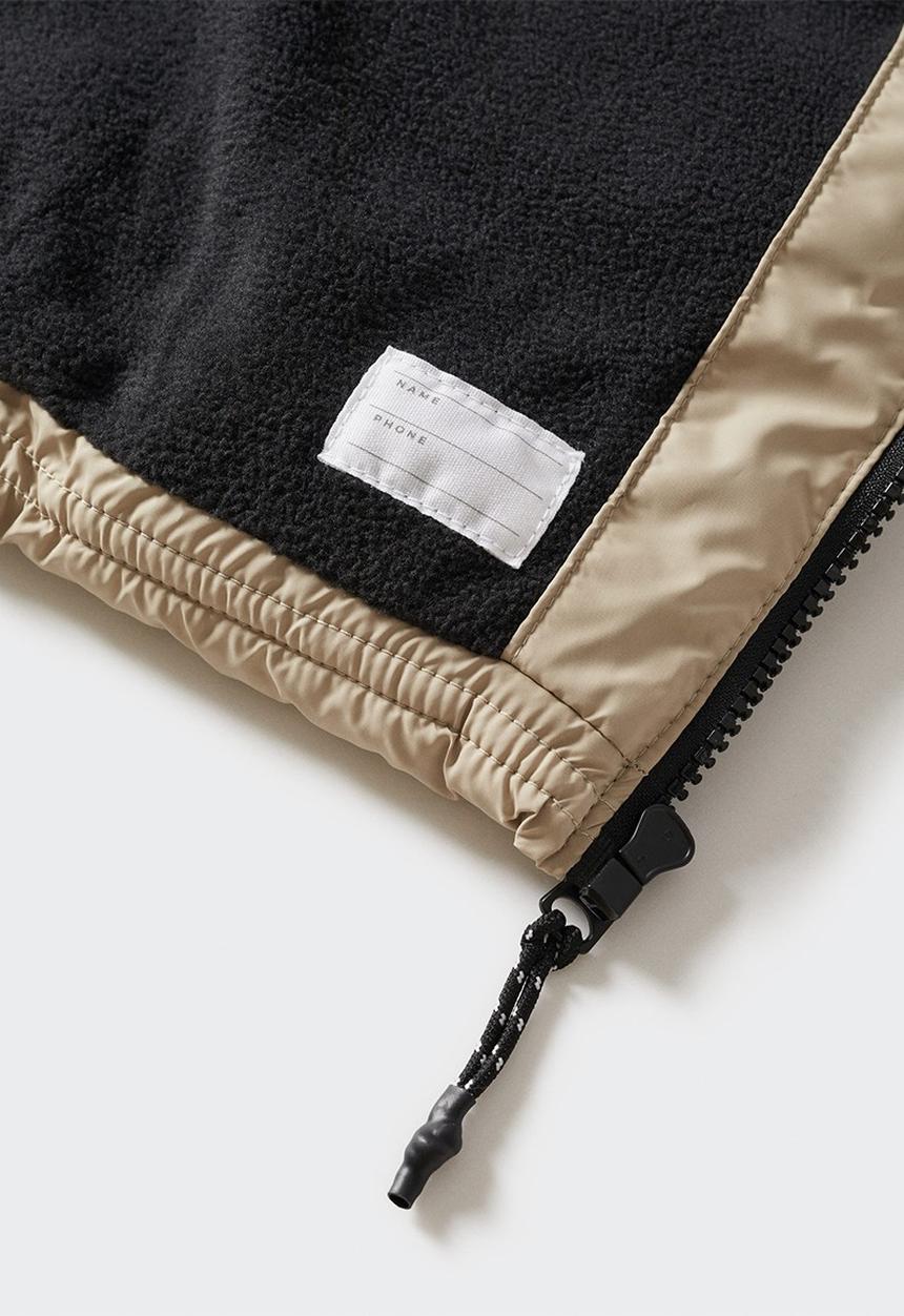 MANGO - Waistcoat amerv - beige