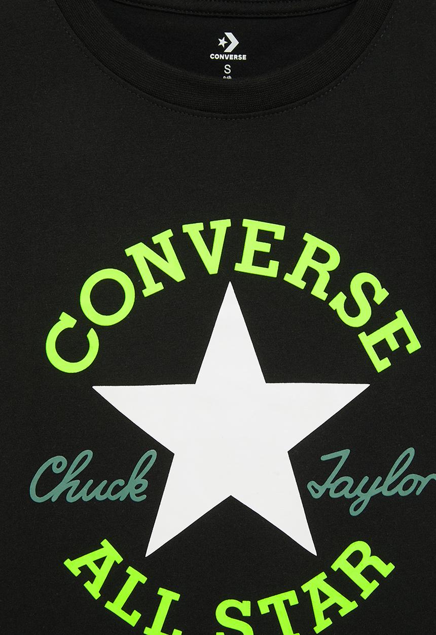 Converse - Teen dissected chuck patch short sleeve - black