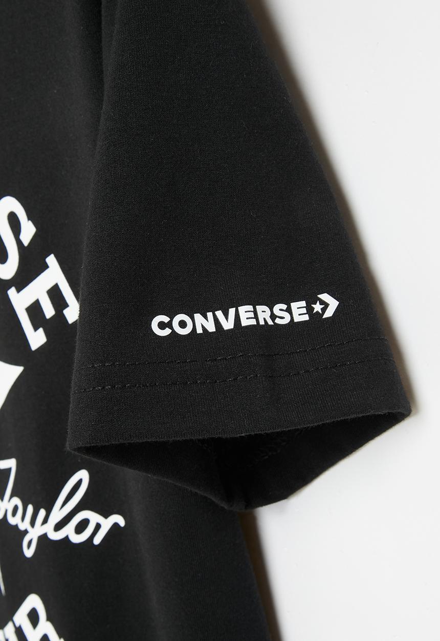 Converse - Teen dissected ctp color tee - black