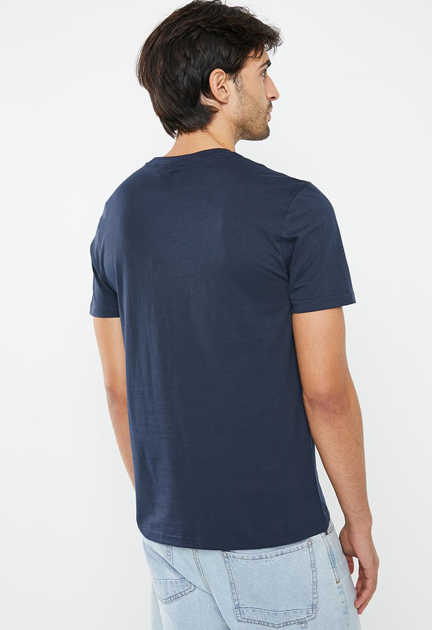 Ben Sherman - Uj stripe tee shirt - navy