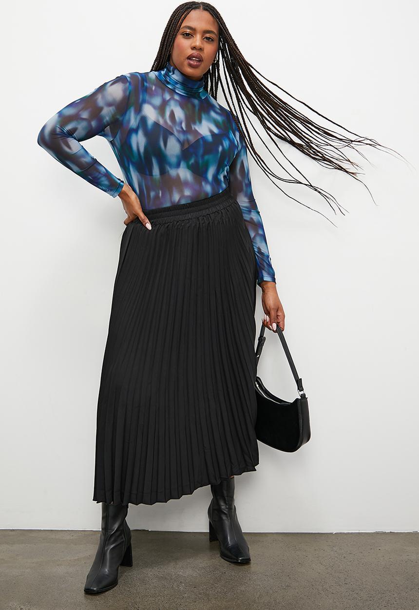 Superbalist - Modaxi pleated skirt - black