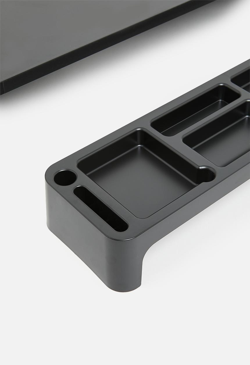 Litem - Monitor stand & desk organiser stand - black