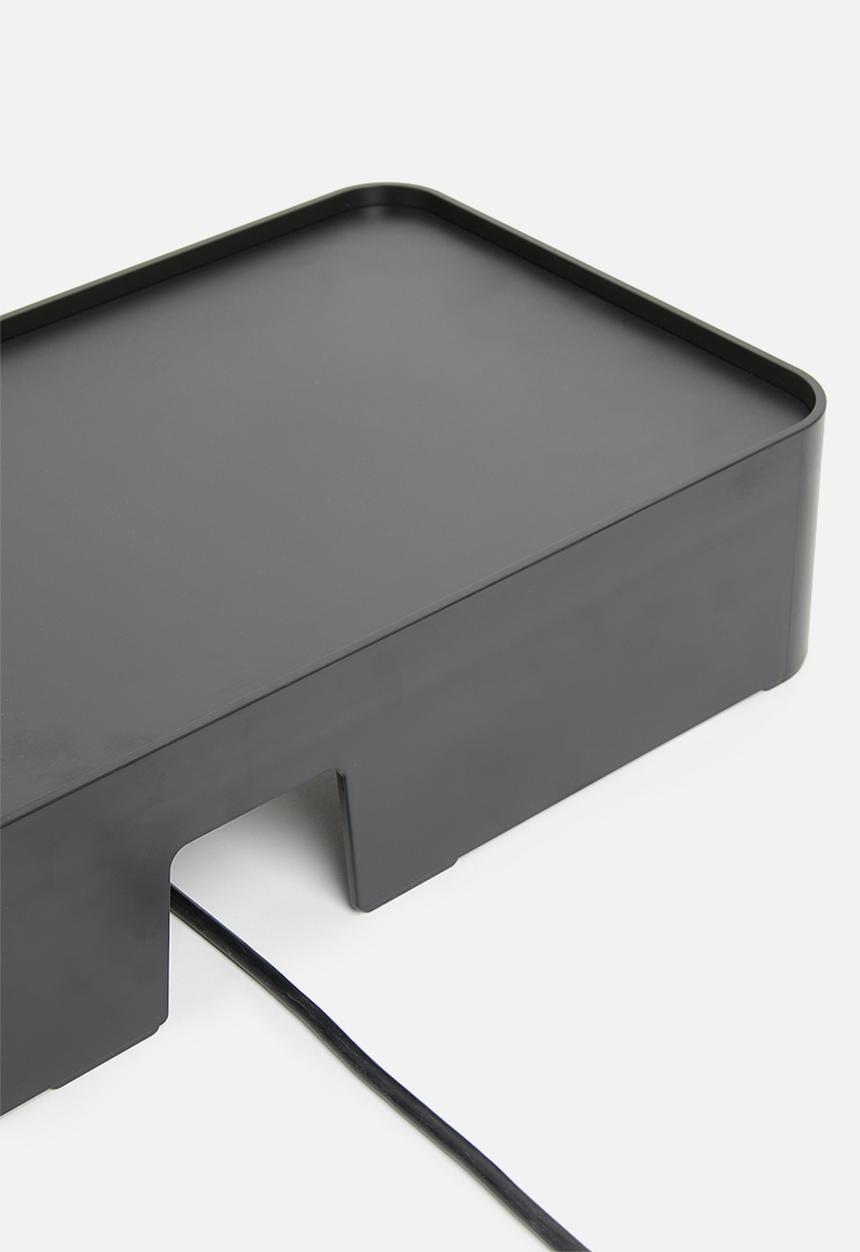 Litem - Monitor stand & desk organiser stand - black
