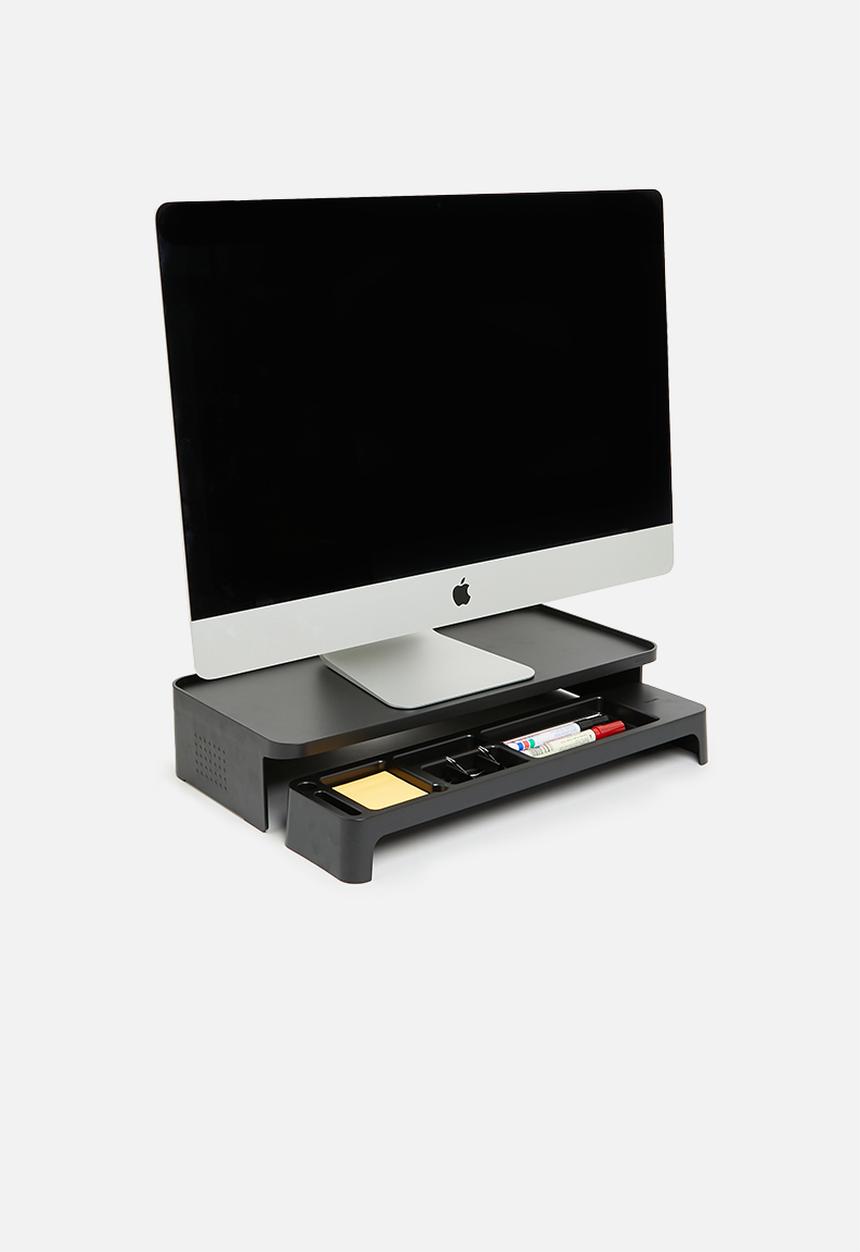 Litem - Monitor stand & desk organiser stand - black