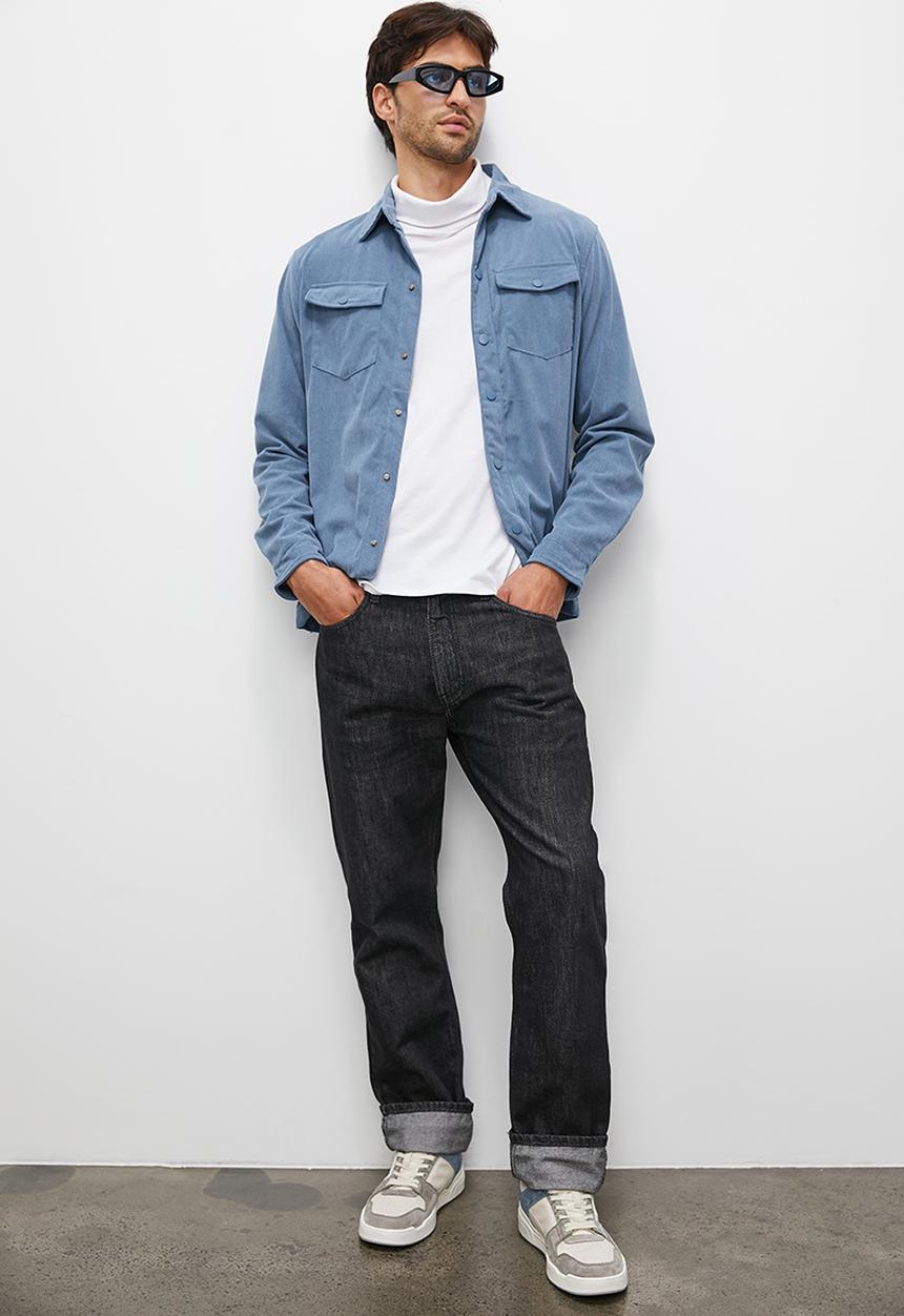 Superbalist - Corduroy long sleeve shirt - blue