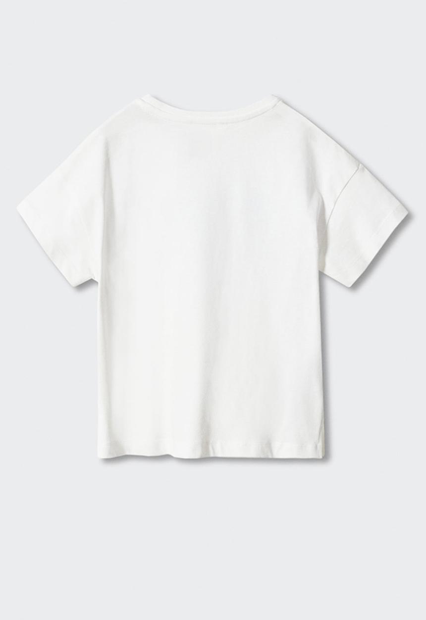 MANGO - T-shirt unique - off white