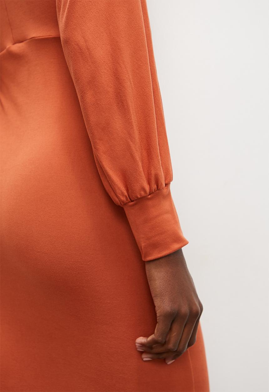 Superbalist - Dolman sleeve midi dress - rust