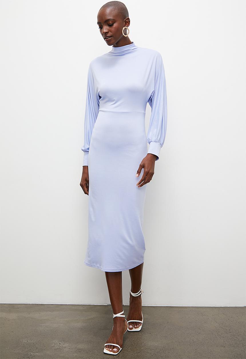 Superbalist - Dolman sleeve midi dress - powder blue