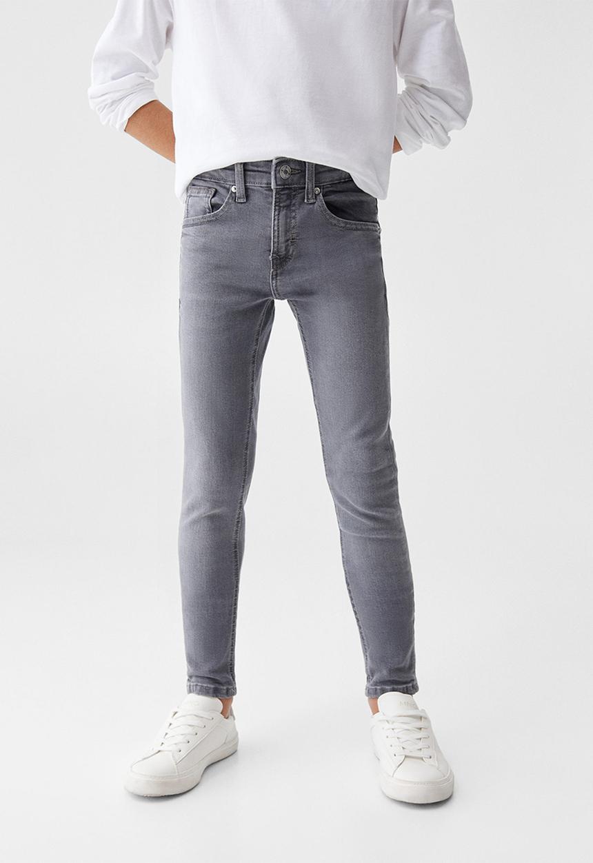 MANGO - Jeans skinny - light grey 