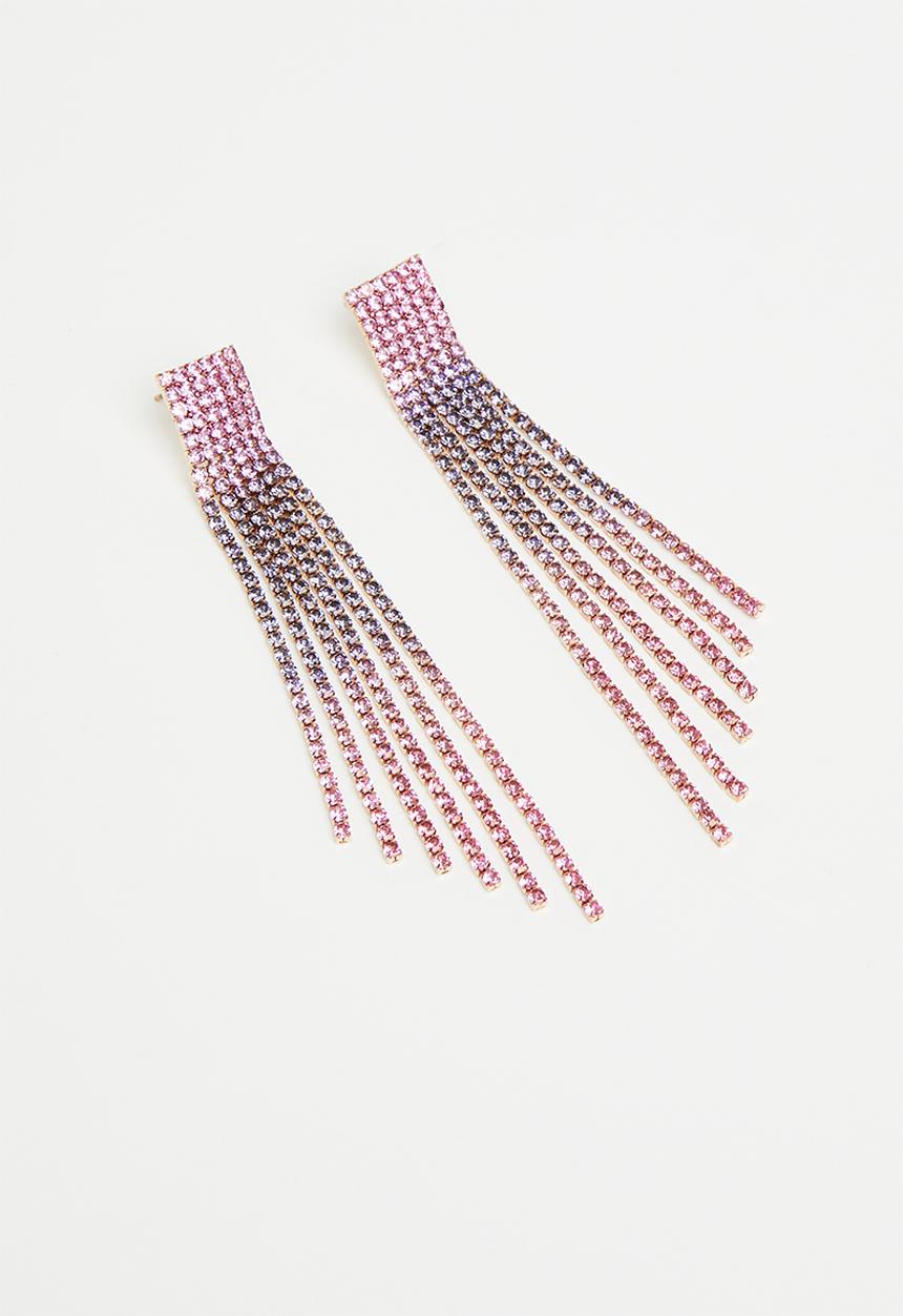 Superbalist - Fern diamante earrings - multi