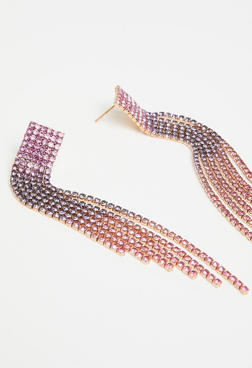 Superbalist - Fern diamante earrings - multi