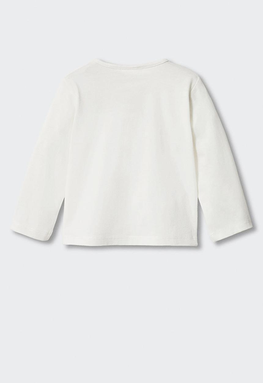 MANGO - T-shirt twinkle - off white