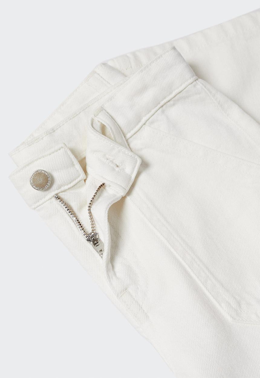 MANGO - Jeans cargo - white