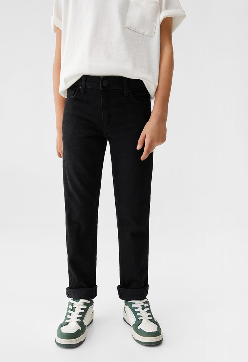 MANGO - Jeans regular - black denim