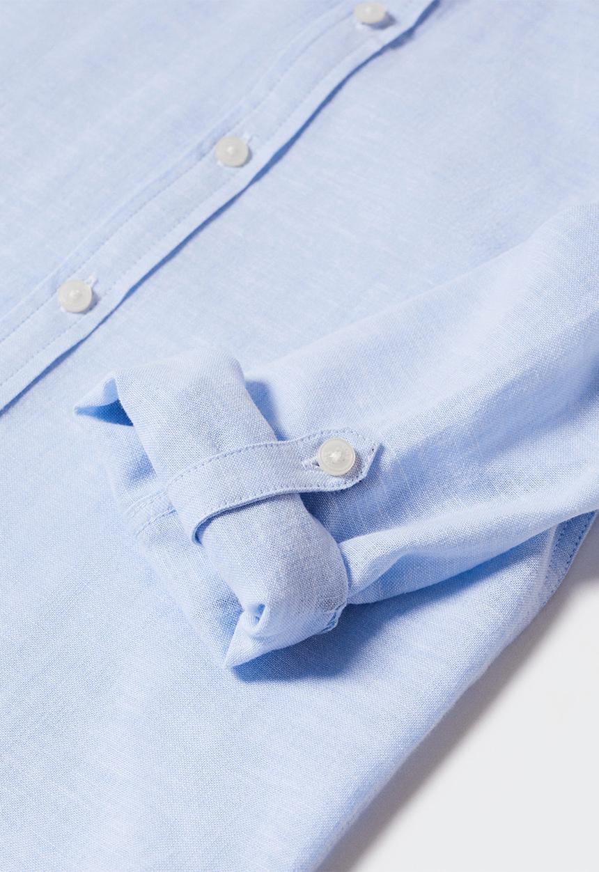 MANGO - Shirt albert - sky blue