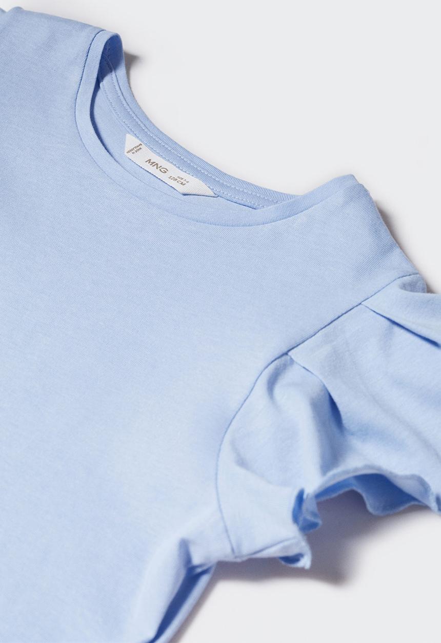 MANGO - T-shirt soft - sky blue