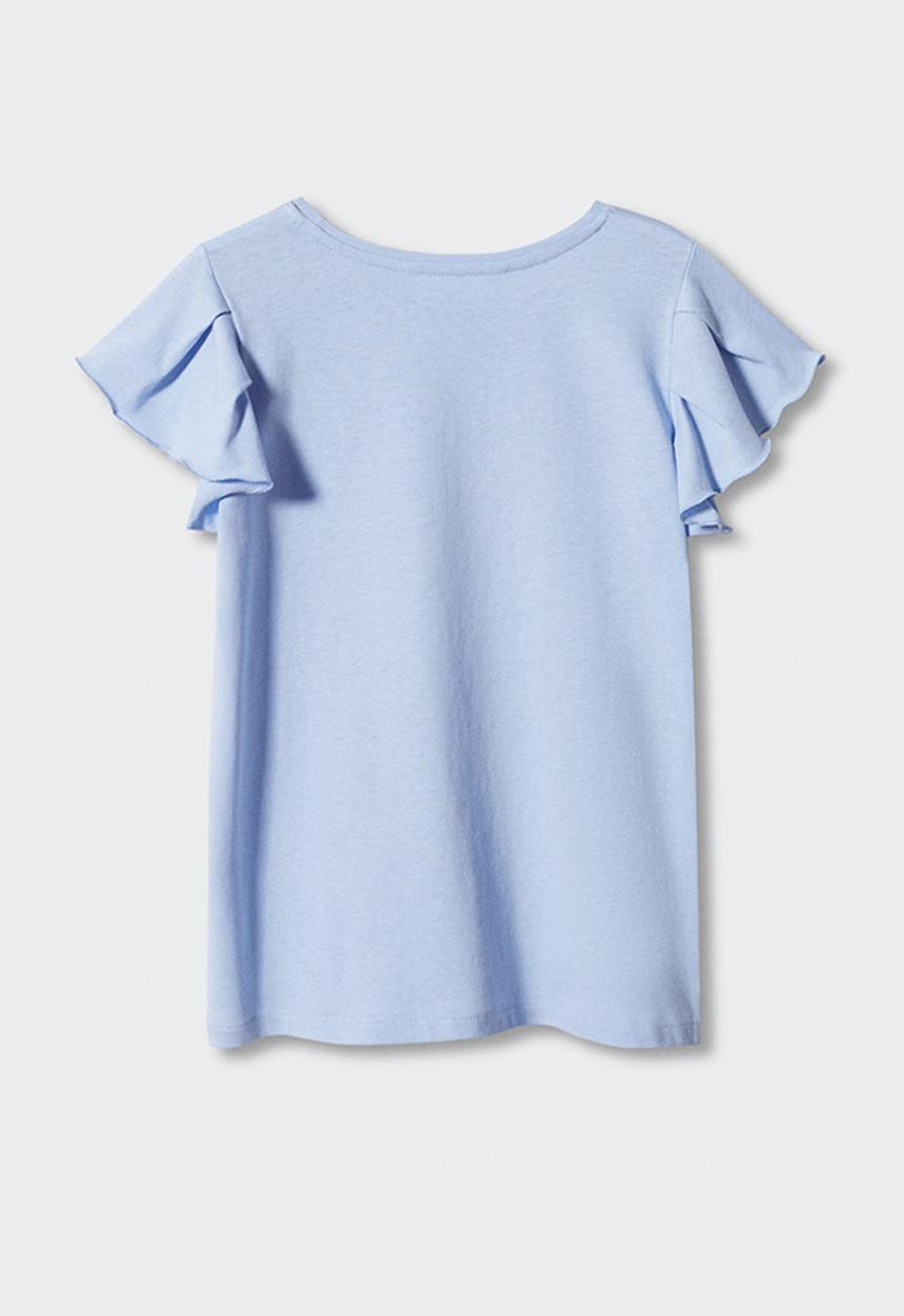 MANGO - T-shirt soft - sky blue