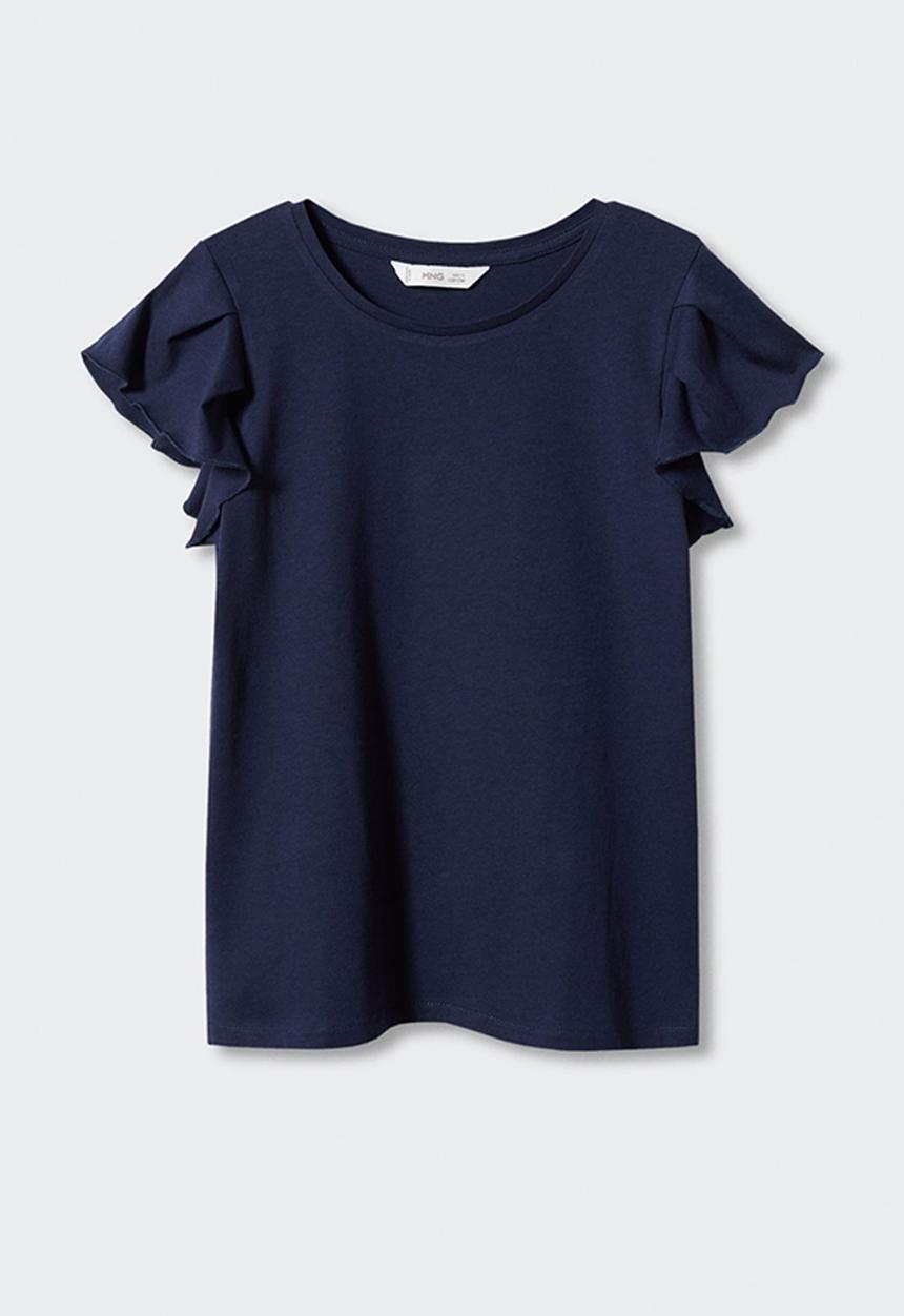 MANGO - T-shirt soft - navy