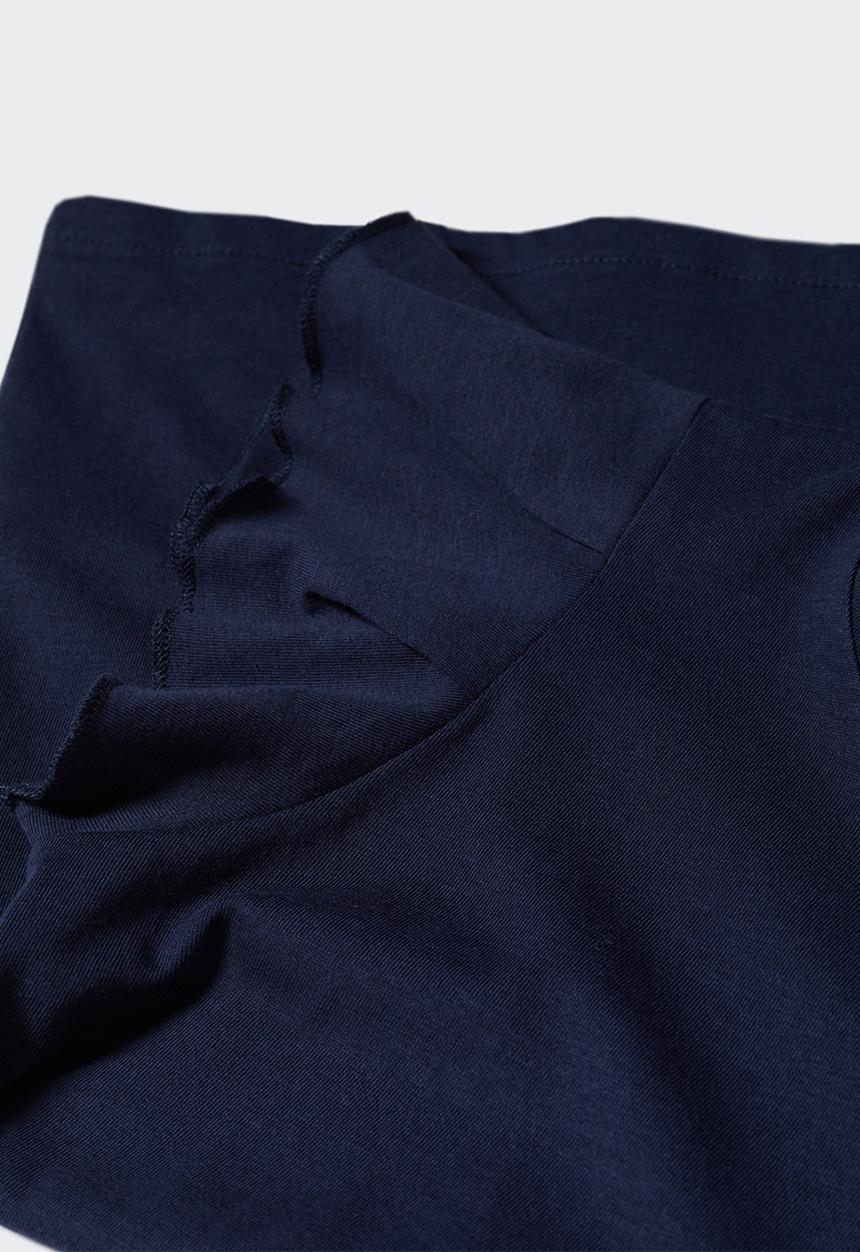 MANGO - T-shirt soft - navy