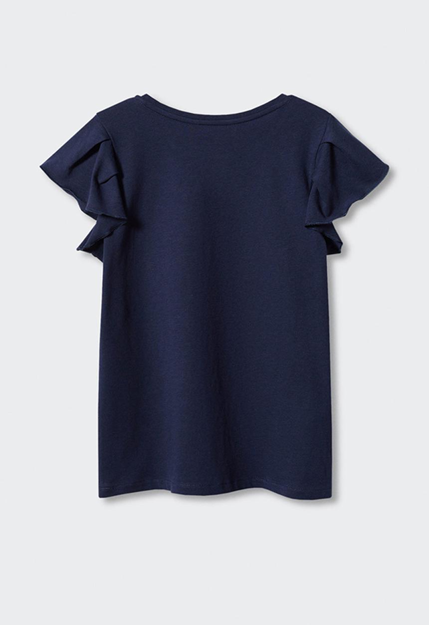 MANGO - T-shirt soft - navy