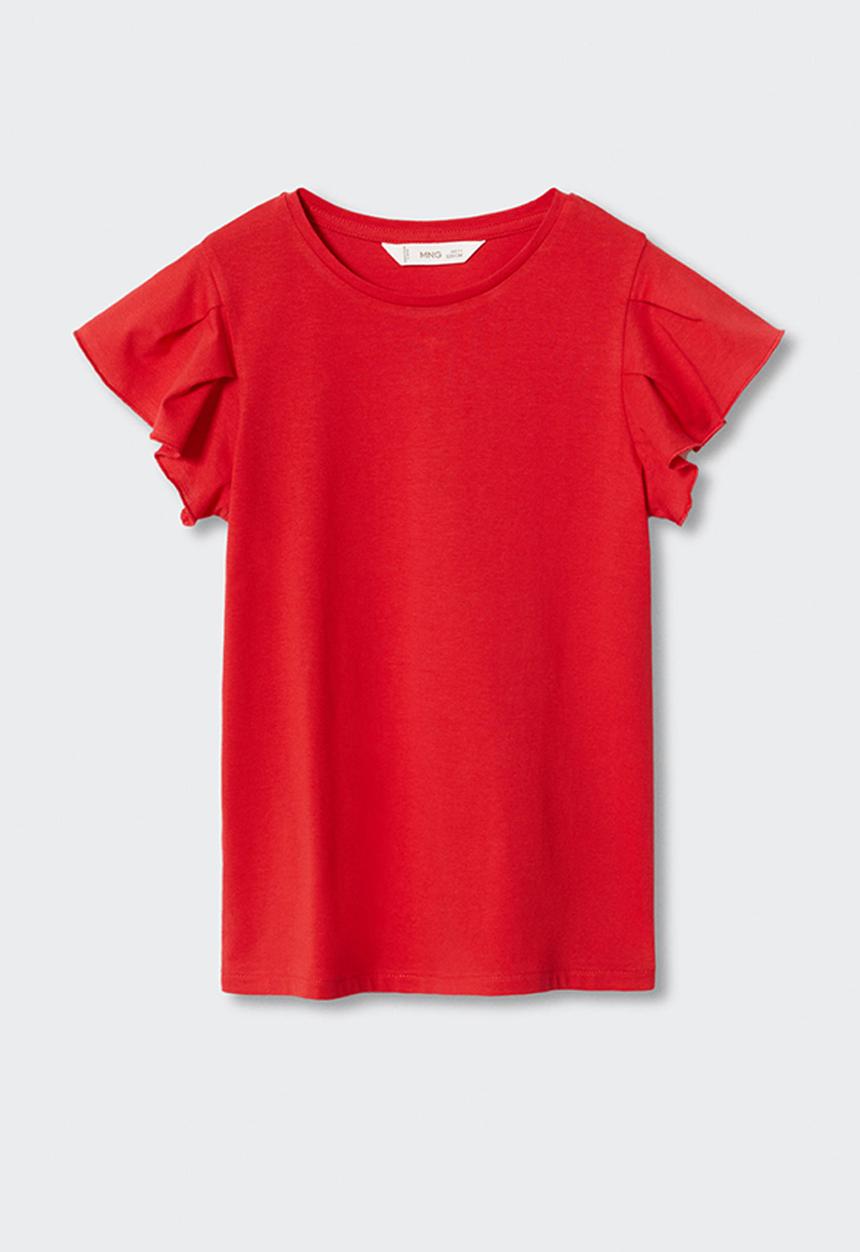 MANGO - T-shirt soft - red
