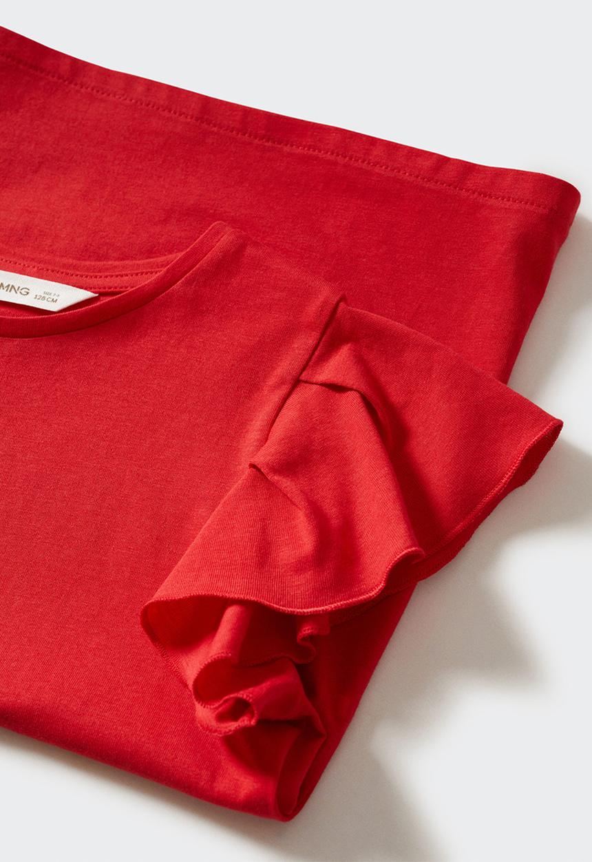 MANGO - T-shirt soft - red