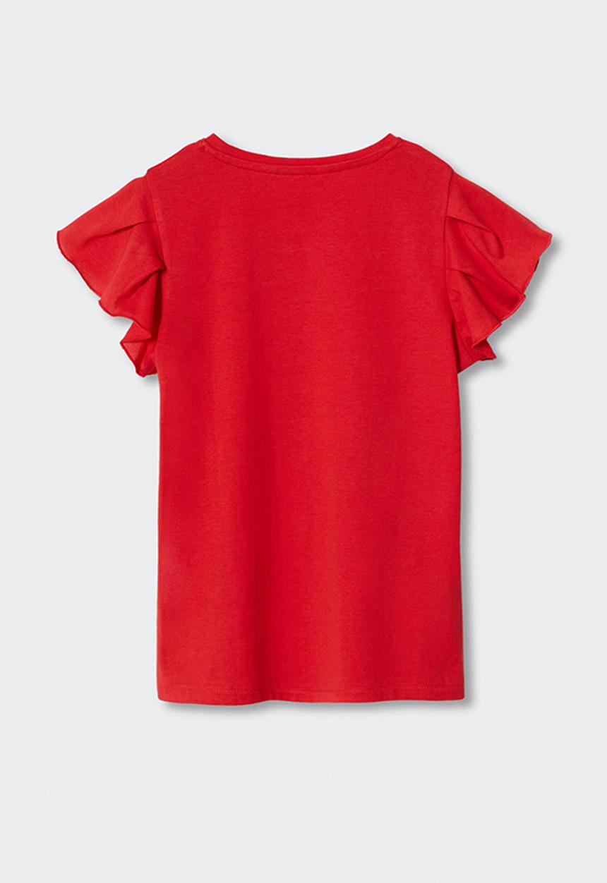 MANGO - T-shirt soft - red