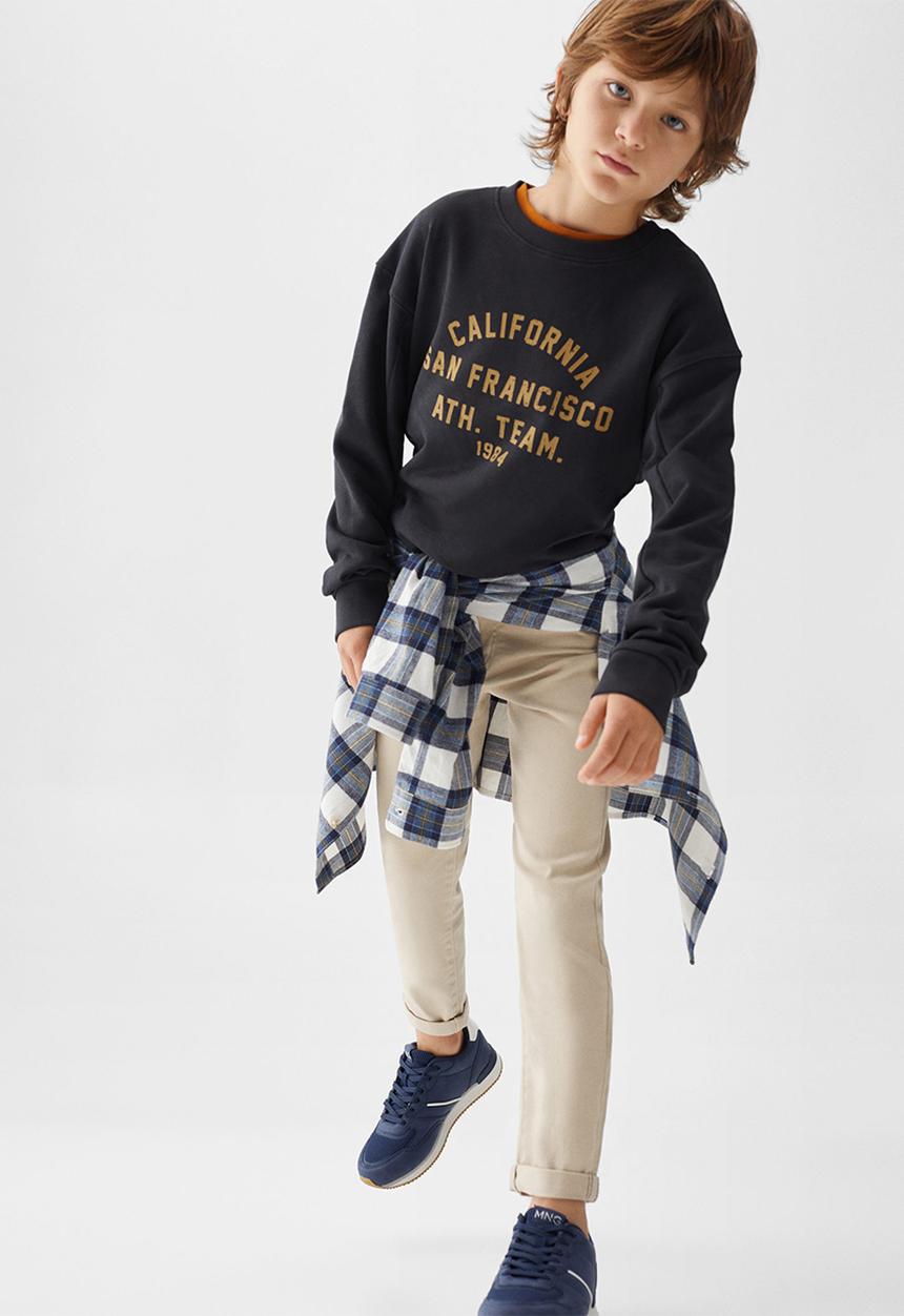 MANGO - Sweatshirt california - black
