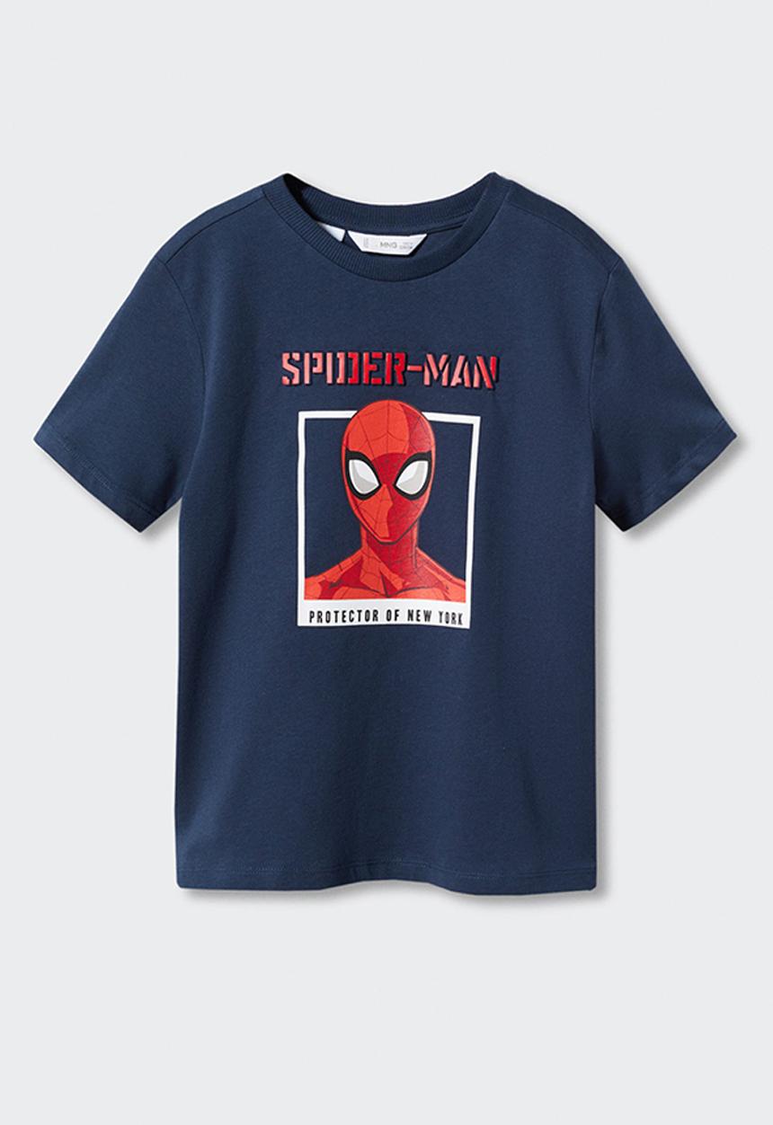 MANGO - T-shirt protecmc - navy