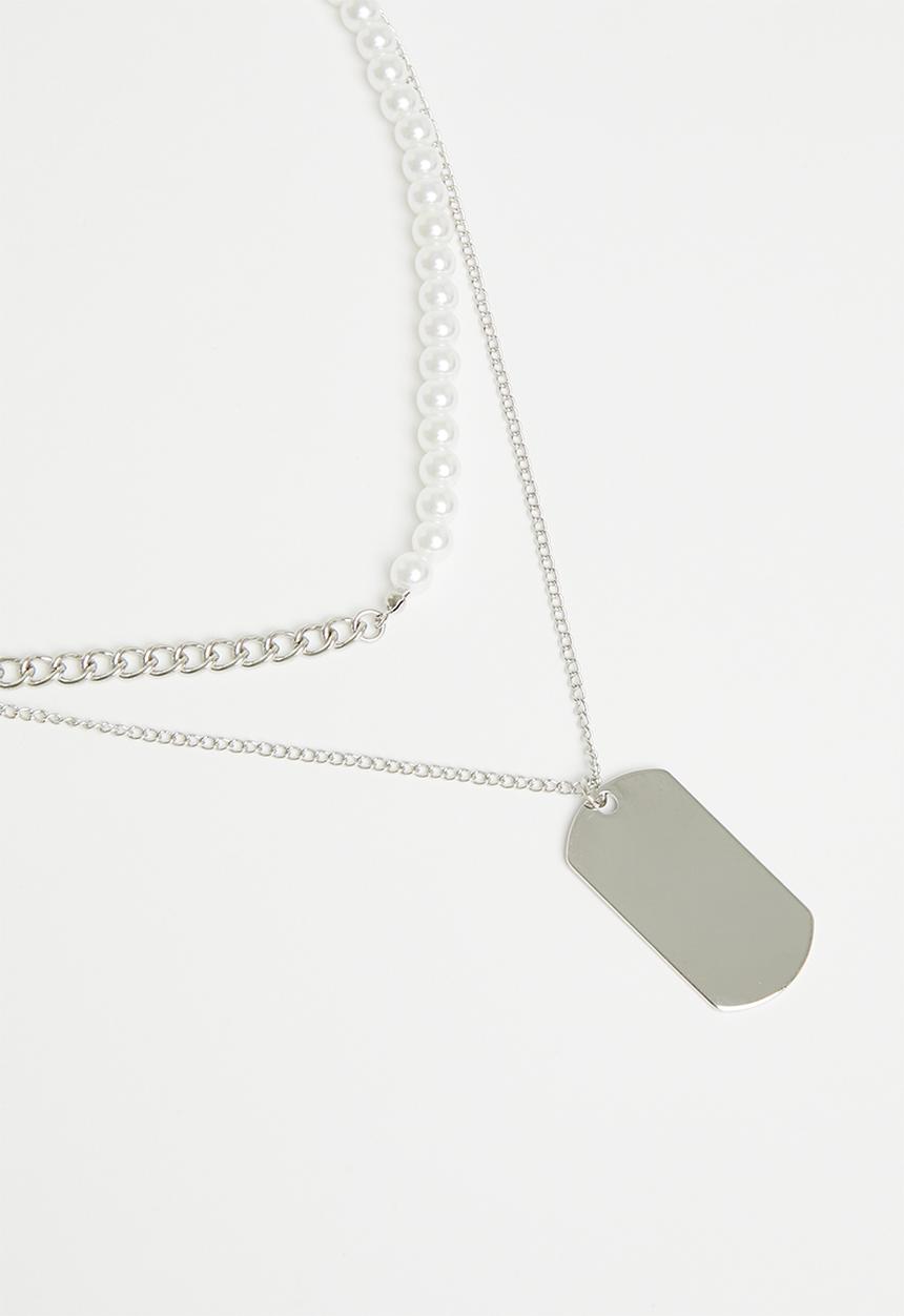 Superbalist - Jack multi chain necklace - silver 