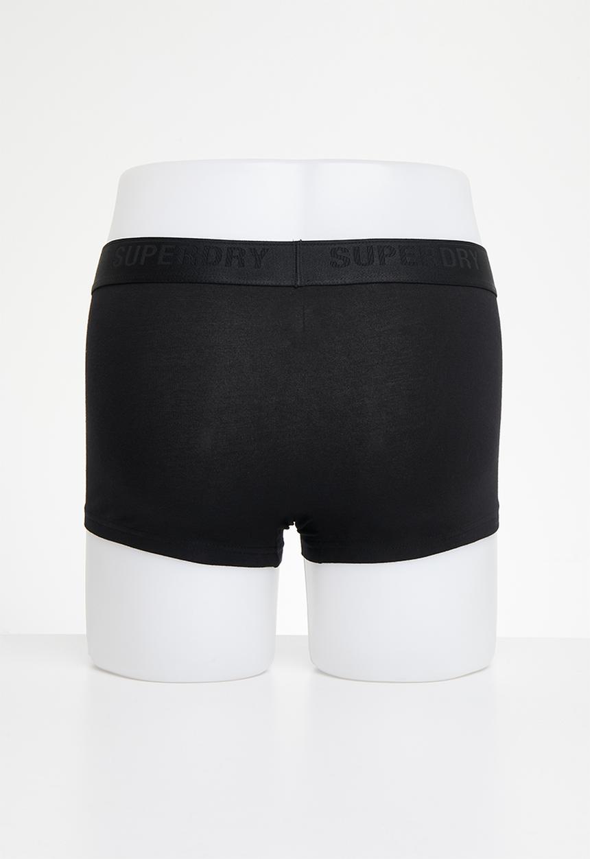 Superdry. - Trunk multi triple pack - black