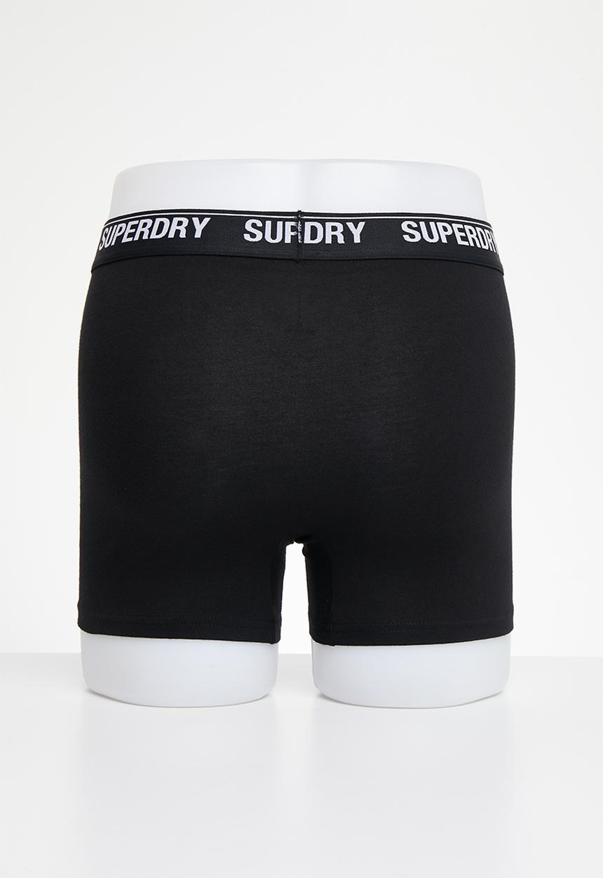 Superdry. - Boxer multi triple pack - black mix