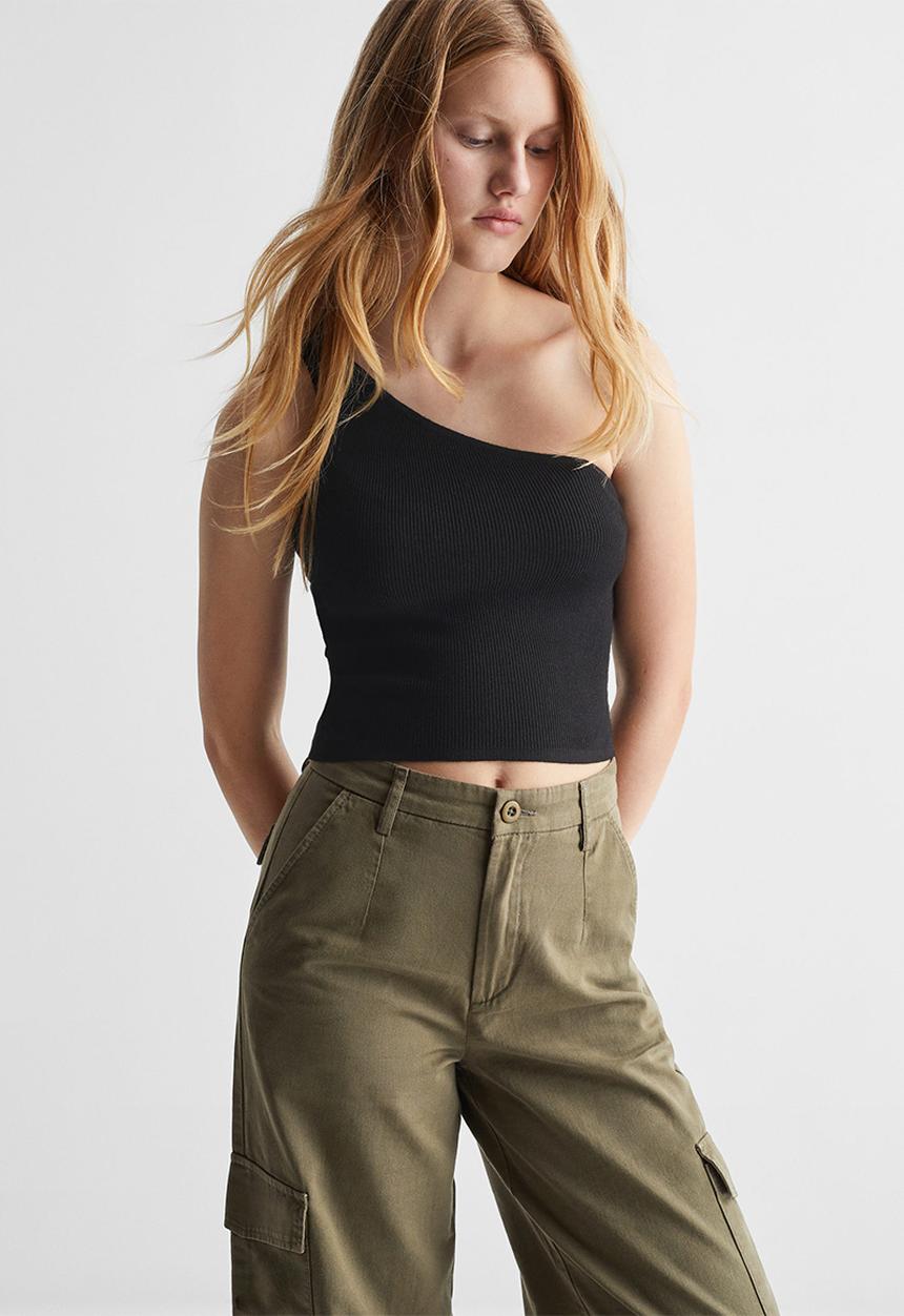 MANGO - Top q7top - black