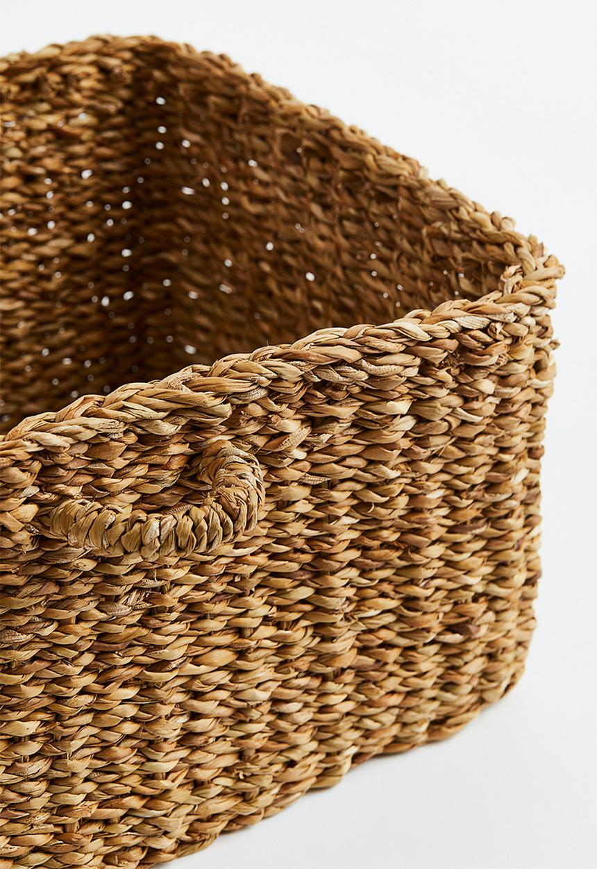 H&M - Lidded storage basket - beige