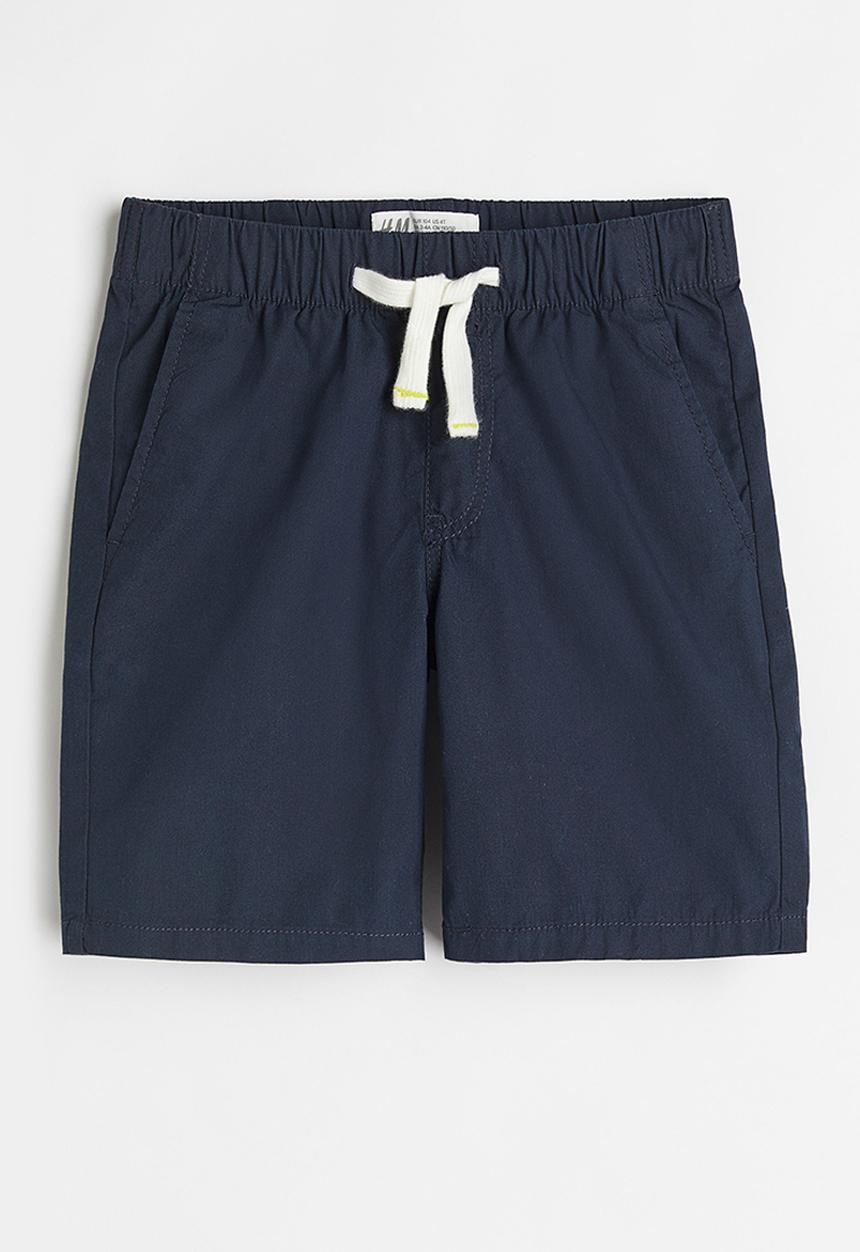 H&M - Cotton shorts - navy blue