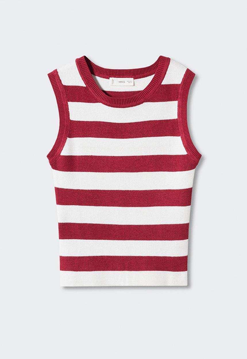 MANGO - Top marino - red